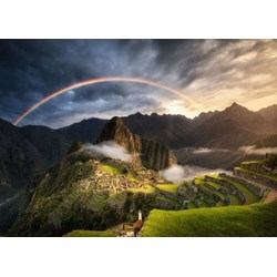 Ravensburger (15158) - "Regenbogen auf Machu Picchu, Peru" - 1000 Teile Puzzle