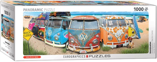 Eurographics (6010-5442) - "Kombination, VW-Bulli" - 1000 Teile Puzzle
