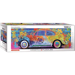 Eurographics (6010-5441) - "VW Käfer, Splash" - 1000 Teile Puzzle