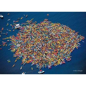 Clementoni (59088) - "Kanu Kunstwerk" - 1000 Teile Puzzle