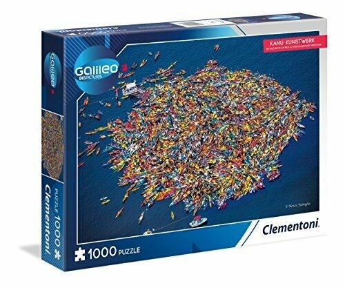 Clementoni (59088) - "Kanu Kunstwerk" - 1000 Teile Puzzle