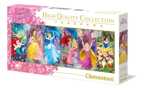 Clementoni (39444) - "Disney Prinzesinnen, Märchenhafte Prinzessinnen" - 1000 Teile Puzzle