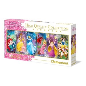 Clementoni (39444) - "Disney Prinzesinnen, Märchenhafte Prinzessinnen" - 1000 Teile Puzzle