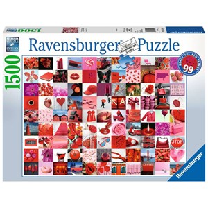 Ravensburger (16215) - "99 beautiful red things" - 1500 Teile Puzzle