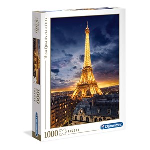 Clementoni (39514) - "Tour Eiffel" - 1000 Teile Puzzle