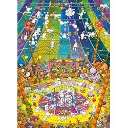 Clementoni (39536) - Guillermo Mordillo: "Die Show" - 1000 Teile Puzzle