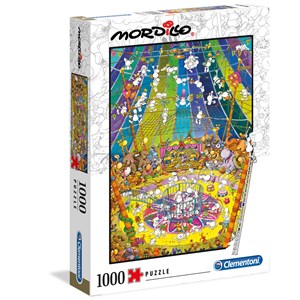 Clementoni (39536) - Guillermo Mordillo: "Die Show" - 1000 Teile Puzzle