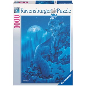 Ravensburger (19119) - "Wolfsnacht" - 1000 Teile Puzzle