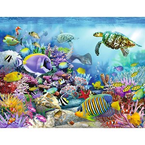 Ravensburger (16704) - "Lebendige Unterwasserwelt" - 2000 Teile Puzzle
