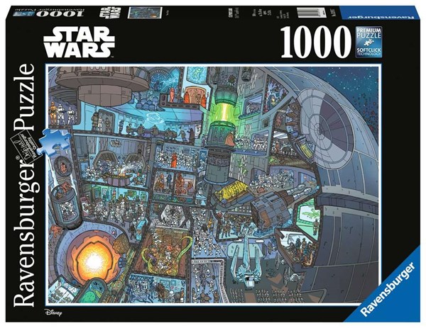 Ravensburger (13976) - "Wo ist der Wookie?" - 1000 Teile Puzzle