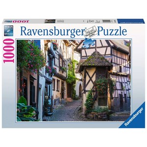 Ravensburger (15257) - "Eguisheim im Elsass" - 1000 Teile Puzzle
