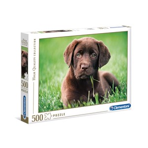 Clementoni (35072) - "Niedlicher Welpe" - 500 Teile Puzzle