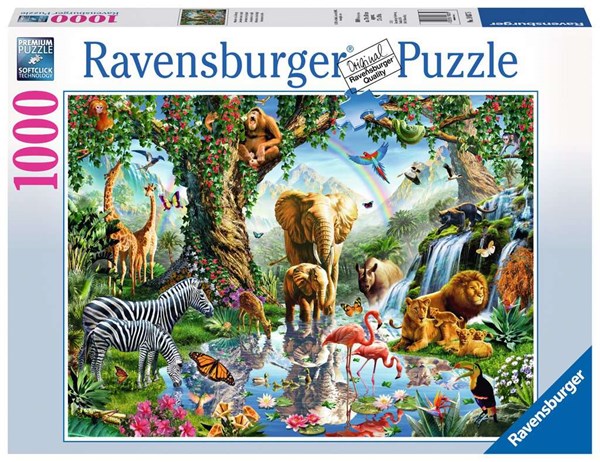 Ravensburger (19837) - "Abenteuer im Dschungel" - 1000 Teile Puzzle