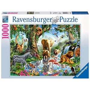 Ravensburger (19837) - "Abenteuer im Dschungel" - 1000 Teile Puzzle
