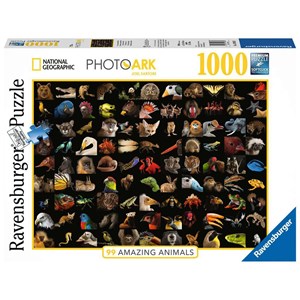 Ravensburger (15983) - "99 atemberaubende Tiere" - 1000 Teile Puzzle