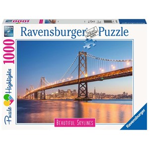 Ravensburger (14083) - "San Francisco" - 1000 Teile Puzzle