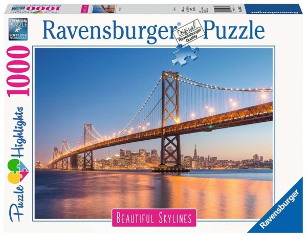 Ravensburger (14083) - "San Francisco" - 1000 Teile Puzzle