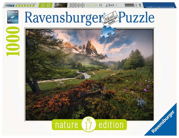 Ravensburger (15993) - "Malerische Stimmung im Vallée de la Clarée" - 1000 Teile Puzzle
