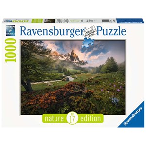 Ravensburger (15993) - "Malerische Stimmung im Vallée de la Clarée" - 1000 Teile Puzzle