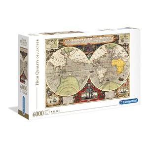 Clementoni (36526) - "Antike Seekarte" - 6000 Teile Puzzle