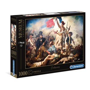 Clementoni (39549) - Eugene Delacroix: "Die Freiheit führt das Volk" - 1000 Teile Puzzle