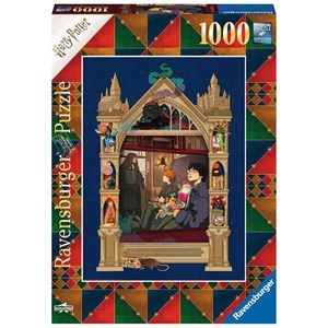 Ravensburger (16515) - "Harry Potter auf dem Weg nach Hogwarts" - 1000 Teile Puzzle