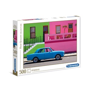 Clementoni (35076) - "Der blaue Oldtimer" - 500 Teile Puzzle