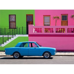 Clementoni (35076) - "Der blaue Oldtimer" - 500 Teile Puzzle