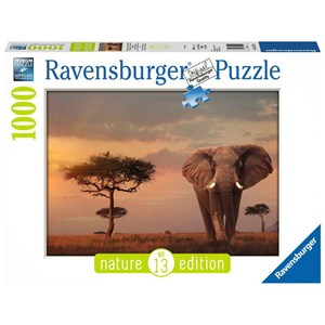 Ravensburger (15159) - "Elefant im Masai Nationalpark" - 1000 Teile Puzzle