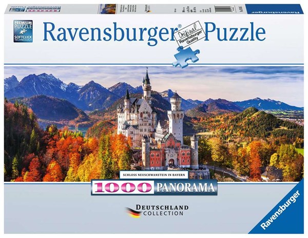 Ravensburger (15161) - "Schloss Neuschwanstein in Bayern" - 1000 Teile Puzzle