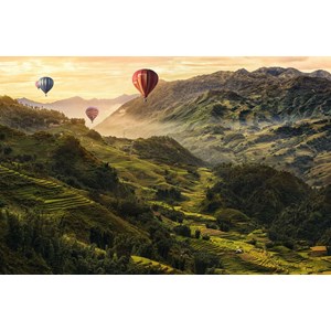 Ravensburger (17076) - "Reisterrassen in Asien" - 3000 Teile Puzzle