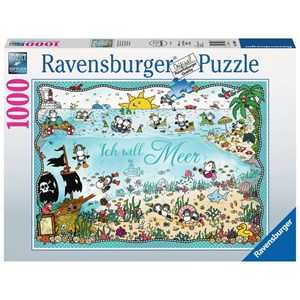 Ravensburger (15008) - "Sheepworld unter dem Meer" - 1000 Teile Puzzle