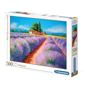 Clementoni (35073) - "Lavendel-Duft" - 500 Teile Puzzle