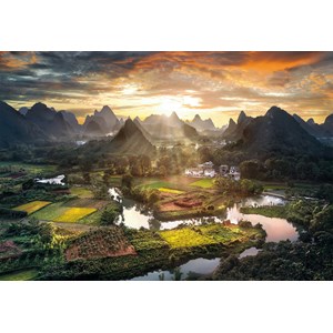 Clementoni (32564) - "Tal in China" - 2000 Teile Puzzle