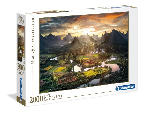 Clementoni (32564) - "Tal in China" - 2000 Teile Puzzle