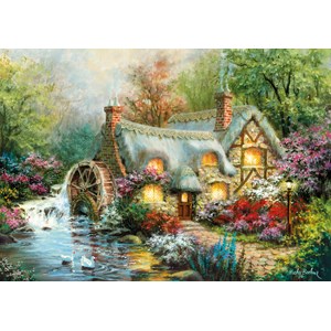 Clementoni (31812) - "Ländliche Zuflucht" - 1500 Teile Puzzle