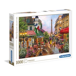 Clementoni (39482) - "Blumen in Paris" - 1000 Teile Puzzle