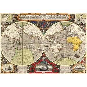 Clementoni (97024) - "Antike Seekarte" - 2000 Teile Puzzle
