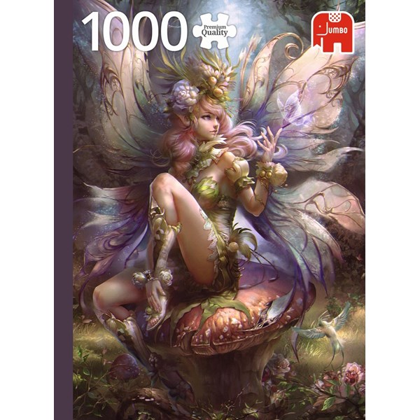 Jumbo (18598) - "Zauberhafte Fee" - 1000 Teile Puzzle