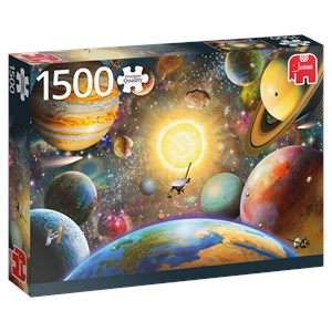 Jumbo (18866) - "Schweben im Weltraum" - 1500 Teile Puzzle