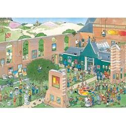 Jumbo (20022) - "Der Kunstmarkt" - 1000 Teile Puzzle