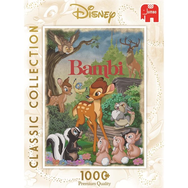 Jumbo (19491) - "Bambi" - 1000 Teile Puzzle