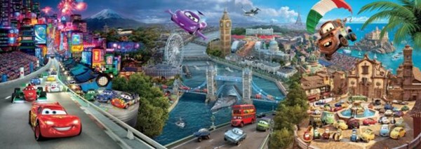 Clementoni (97076) - "Cars" - 1000 Teile Puzzle