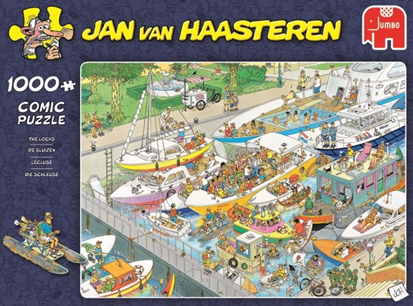 Jumbo (19067) - Jan van Haasteren: "De Sluizen" - 1000 Teile Puzzle