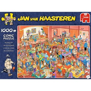 Jumbo (19072) - Jan van Haasteren: "De Goochelbeurs" - 1000 Teile Puzzle