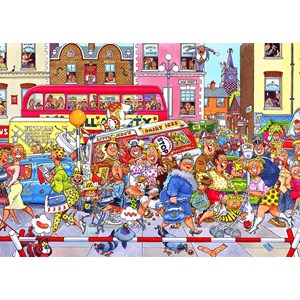 Jumbo (19167) - "Retro Original 3, Freikörperkultur!" - 1000 Teile Puzzle