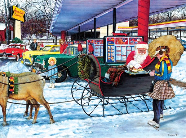 SunsOut (44622) - Susan Brabeau: "Pit Stop" - 1000 Teile Puzzle