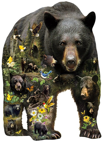 SunsOut (96033) - Greg Giordano: "Forest Bear" - 1000 Teile Puzzle