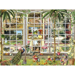 SunsOut (27250) - Barbara Behr: "Gardens in Art" - 1000 Teile Puzzle