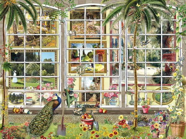 SunsOut (27250) - Barbara Behr: "Gardens in Art" - 1000 Teile Puzzle